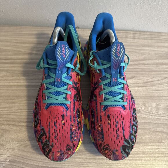 ASICS Noosa Tri 14 Tropical Women’s Size 11 ‘Pink Glow' Multicolor Running - Picture 4 of 11